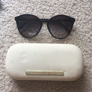 Stella McCartney Black Cat Eye Sunglasses